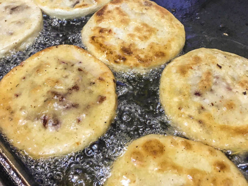Gorditas de Sevilla fritas