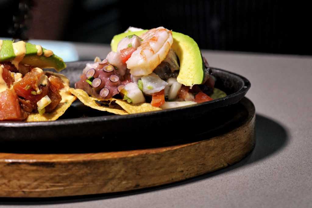 Tostadas de mariscos