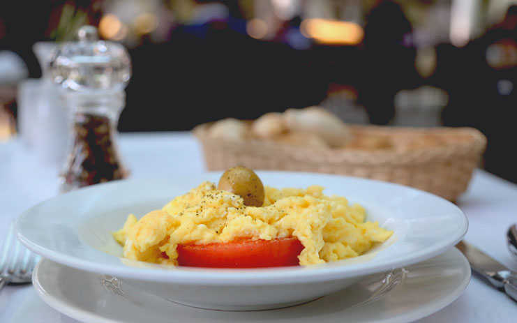 Huevos a la griega del restaurante Saks