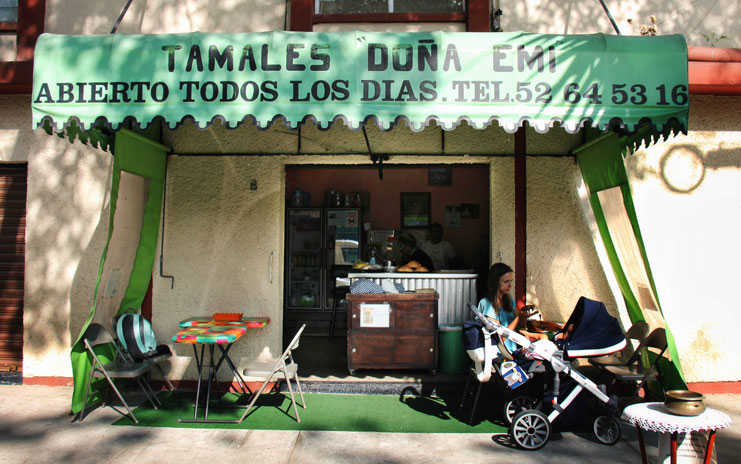 Tamales Doña Emi en la Roma