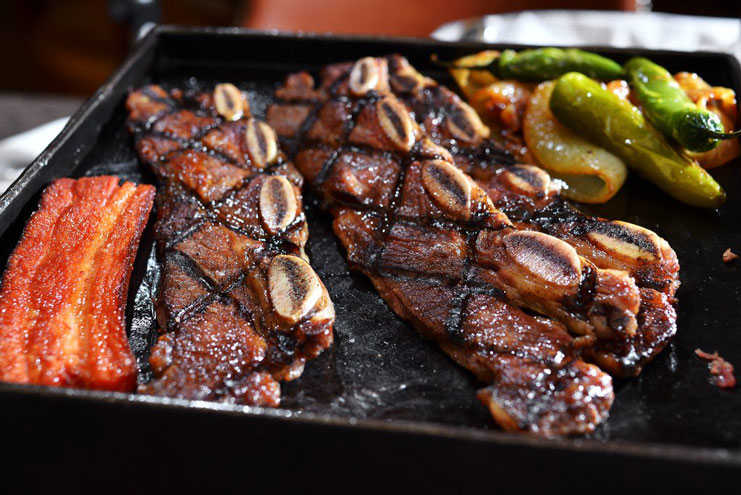 Parillada de restaurante Loma Linda