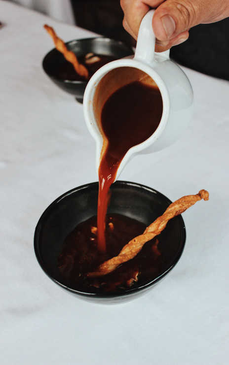 Sopa de hongos de Amaranta