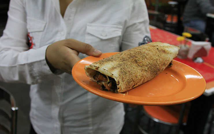 Taco árabe La Periquita