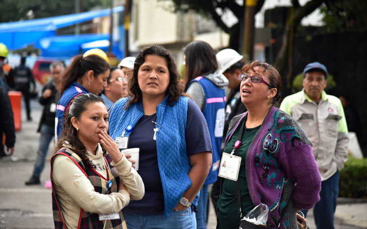 El estrés postraumático es común después de un sismo