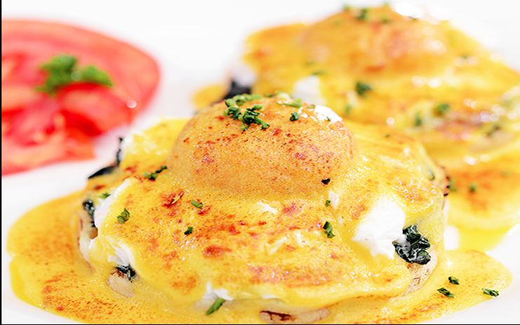 Huevos benedictinos de Loma Linda