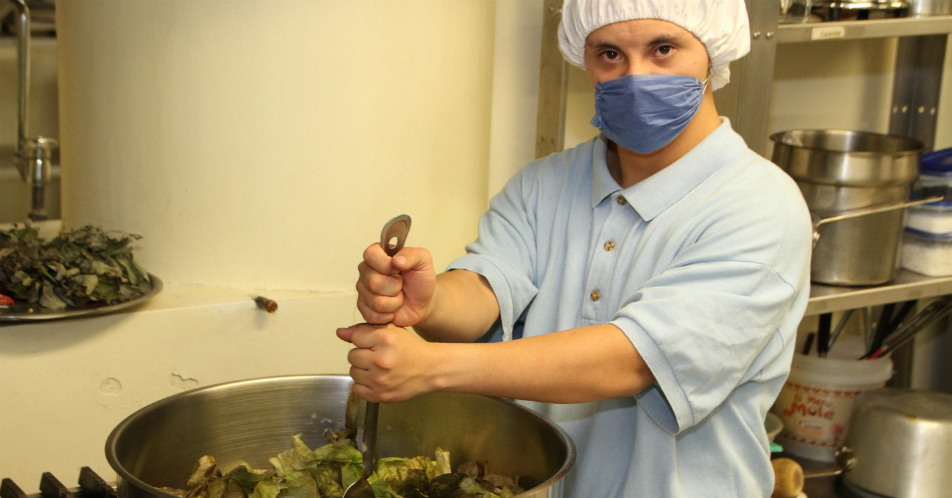 tamales hechos por personas con síndrome de down